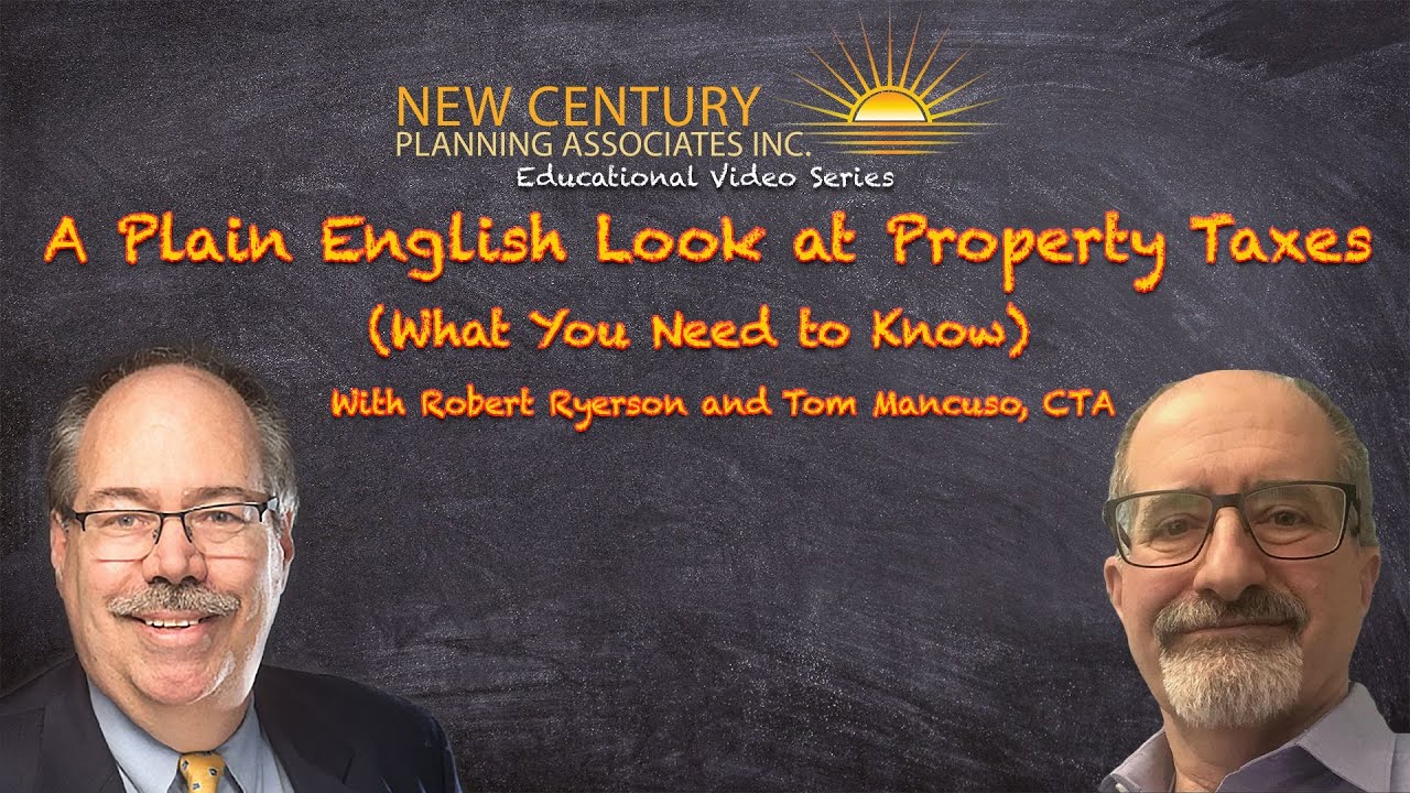 A Plain English Look at Property Taxes - What You Need to Know With Tom Mancuso, CTA